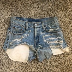 Levi denim shorts